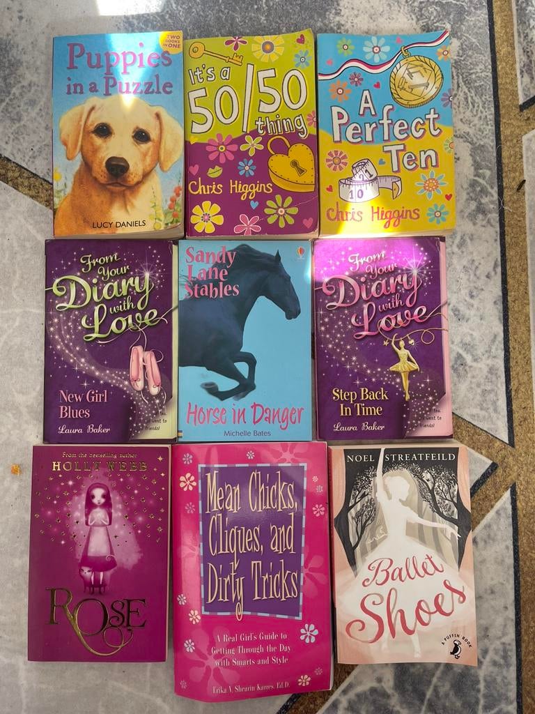 9 Engelstalige meisjesboeken, Boeken, Ophalen of Verzenden, Zo goed als nieuw