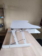 UPdesk XL zit-sta bureau verhoger wit, Ophalen, In hoogte verstelbaar, Zo goed als nieuw, Stabureau