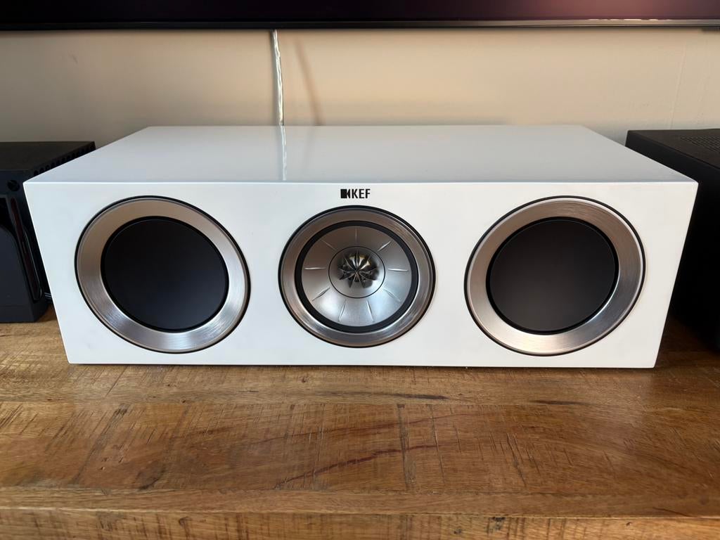 KEF R200c Center Speaker - Hoogglans Wit - In Nieuwstaat