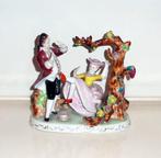 Beeldje Romantisch tafereel Man vrouw Dresden Duits, Ophalen of Verzenden
