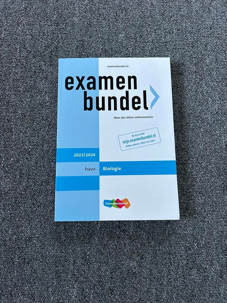 Examenbundel havo Biologie 2023/2024, Boeken, Schoolboeken, Ophalen of Verzenden, Zo goed als nieuw, HAVO, Biologie