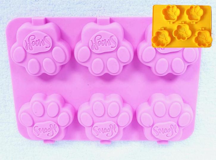 Smoofl siliconen ijsmal hondenpootvorm- hondenijsjes maken, Dieren en Toebehoren, Honden-accessoires, Ophalen of Verzenden