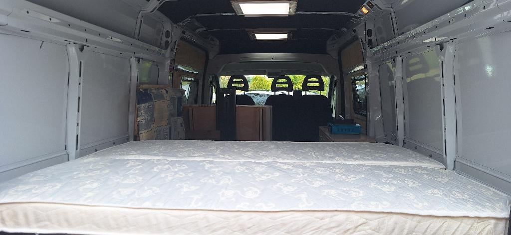 2 x éénpersoons ledikant lattenbodem met 2 nieuwe matrassen, Caravans en Kamperen, Ophalen, Nieuw