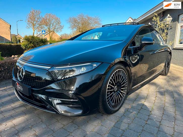 Mercedes-Benz EQS 580 4MATIC AMG, Pano, BTW, VOL!, Auto's, Mercedes-Benz, Bedrijf, Te koop, EQS, ABS, Achteruitrijcamera, Airbags