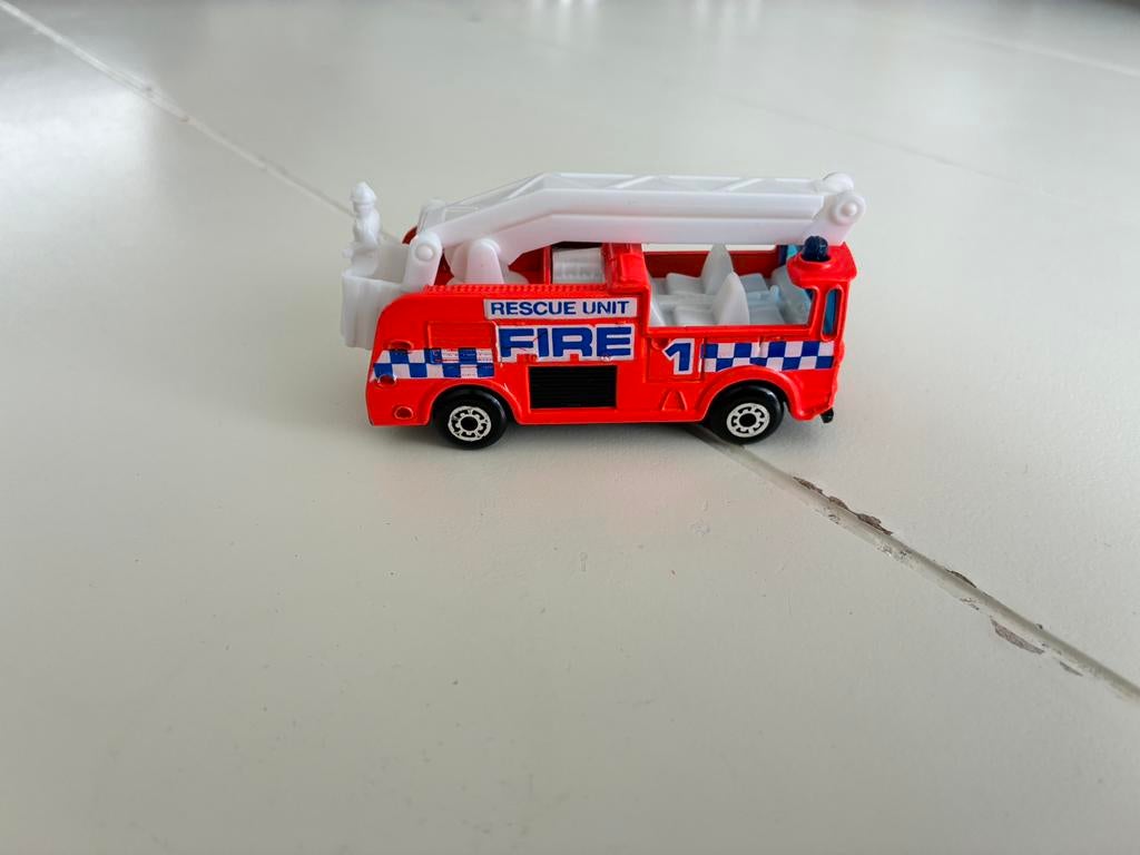 Matchbox Brandweer Hoogwerker, Ophalen of Verzenden, Zo goed als nieuw, Bus of Vrachtwagen