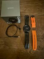 Garmin Fenix 6X Pro 51mm- Multisport GPS Horloge, Gebruikt, Zwart, Garmin, Ophalen of Verzenden