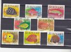 N7 Suriname 1976 -79 vissen, Postzegels en Munten, Postzegels | Suriname, Ophalen of Verzenden, Gestempeld