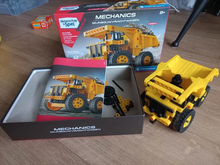 Mechanics Mijnbouwvrachtwagen Clementoni, Kinderen en Baby's, Speelgoed | Bouwstenen, Zo goed als nieuw, Overige merken, Ophalen of Verzenden