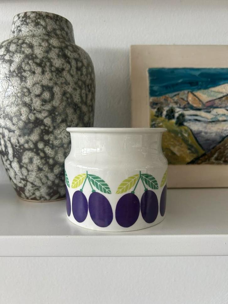 Arabia Pomona - pruimen - potje, Huis en Inrichting, Keuken | Servies, Gebruikt, Overige typen, Overige stijlen, Keramiek, Ophalen