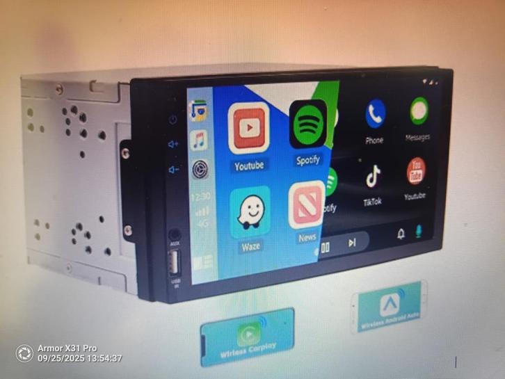 Boscer  2Din Autoradio Universeel Android 12, Auto diversen, Autoradio's, Zo goed als nieuw, Ophalen
