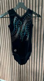 Turnpakje TT Gymnastics/ 158 / turquoise/ Nieuwstaat!, Zwart, Ophalen of Verzenden, Zo goed als nieuw, Turnpak(je)
