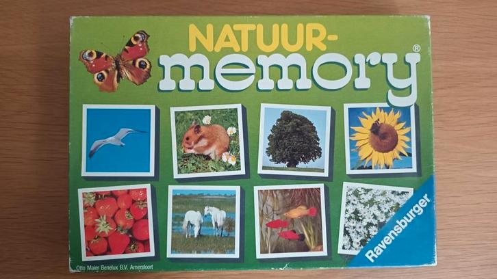 Natuur Memory - Ravensburger, Hobby en Vrije tijd, Gezelschapsspellen | Bordspellen, Zo goed als nieuw, Een of twee spelers, Drie of vier spelers