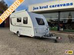 Knaus Sport 400 QD kleine caravan, Caravans en Kamperen, Tot en met 2, Schokbreker, Bedrijf, Treinzit