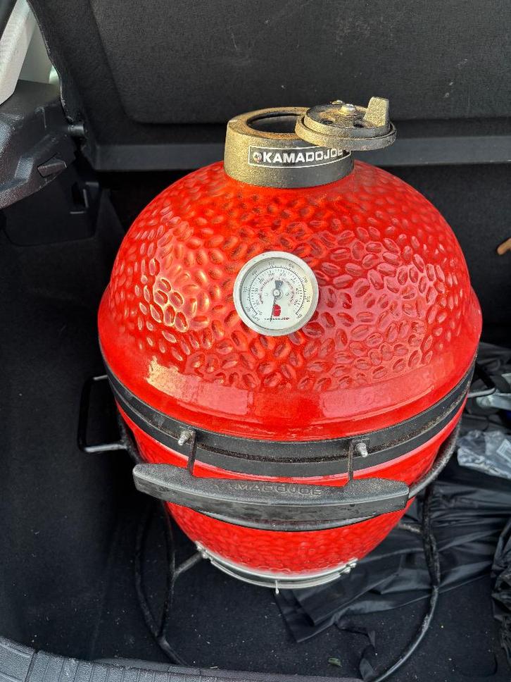 Kamado Joe JR, Tuin en Terras, Houtskoolbarbecues, Gebruikt, Ophalen of Verzenden