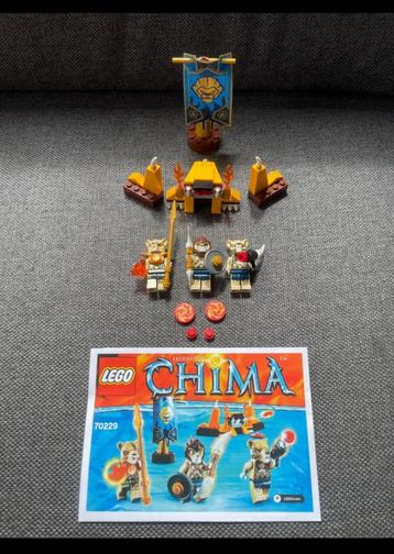Complete LEGO Chima set 70229 Leeuwenstam Vaandel beschikbaar voor biedingen