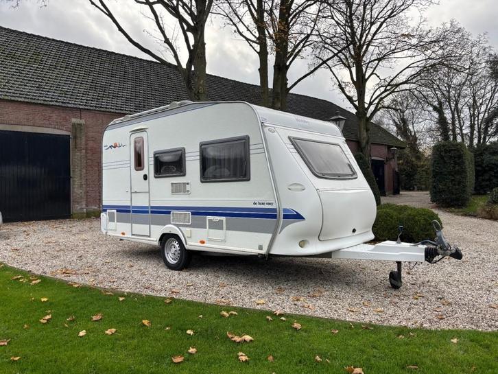 Hobby DE LUXE EASY 400 SF/VOORTENT/FIETSENDRAG, Caravans en Kamperen, Caravans, Bedrijf, tot en met 4, 750 - 1000 kg, Hobby, 4 tot 5 meter