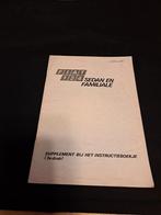 Fiat 124 Sedan/Familiale Instructieboekje Supplement, Ophalen of Verzenden, Gelezen, Overige merken