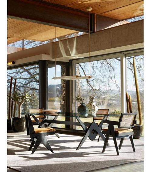 Cassina Longplane eettafel tafel 350 cm + 8x Capitol stoelen, Huis en Inrichting, Tafels | Eettafels, Nieuw, 200 cm of meer, Vijf personen of meer