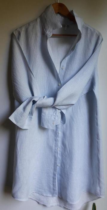 HelloGoodbye Zgan Label Nick Linnen Blouse mt L zie afm. beschikbaar voor biedingen