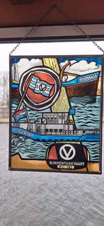 Gebrandschilderde glazen raamhanger Verommeren tankvaart, Ophalen of Verzenden, Zo goed als nieuw, Motorboot, Overige typen