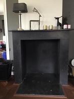 Schouw van Belgisch hardsteen, Ophalen, Gebruikt, Inbouwhaard, Houthaard