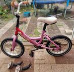 Meisjesfiets, 14 inch, Gebruikt, Ophalen of Verzenden, Handrem, Popal