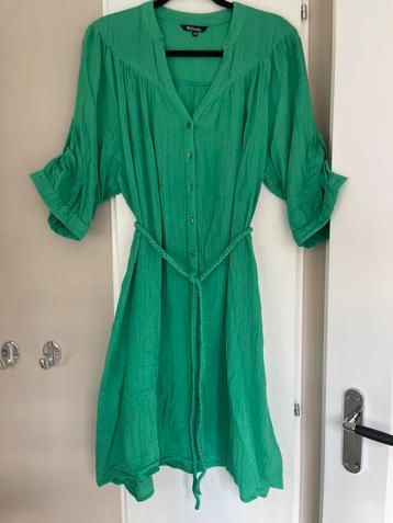 MS mode groene lange tuniek  / jurk maat 46 beschikbaar voor biedingen