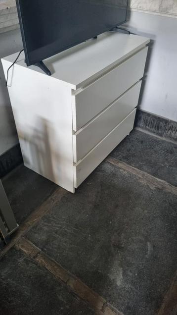 Lade kast ikea wit