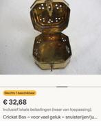 MESSING CRICKET BOX, Antiek en Kunst, Verzenden, Koper