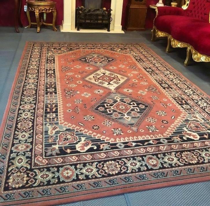 Oosters vloerkleed / Perzisch tapijt wol kazak vintage, Huis en Inrichting, Stoffering | Tapijten en Kleden, Gebruikt, 200 cm of meer