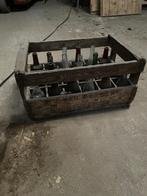 Oude bierkratje met flessen, Ophalen, Flesje(s), Overige merken