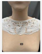 Vintage Wit Kraagje, beide kanten te dragen, Ophalen of Verzenden