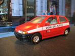 1/24 Fiat Punto - Bburago Vigili del Fuoco Brandweer M Boxed, Hobby en Vrije tijd, Modelauto's | 1:24, Ophalen of Verzenden, Nieuw