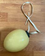 PASEN: groot glazen ei 18cm en 14 cm doorsnee, Ophalen of Verzenden, Zo goed als nieuw