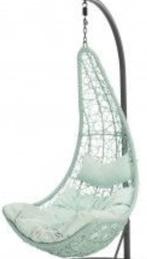 Mintgroene hangstoel Intratuin, Ophalen, Zo goed als nieuw