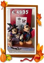 Mickey en Minnie Halloween, Verzamelen, Ophalen of Verzenden, Mickey Mouse, Nieuw, Beeldje of Figuurtje