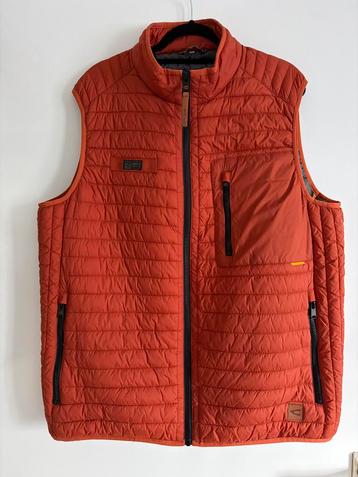 Camel active Oranje gewatteerd heren bodywarmer beschikbaar voor biedingen