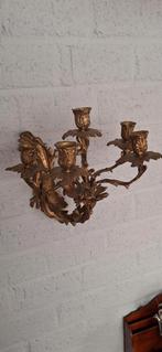 Antieke Rococo kaarsen wand kandelaar, Ophalen of Verzenden, Gebruikt