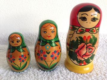 🪆3 Mini MATROESJKA/ Baboesjka. beschikbaar voor biedingen