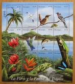 Nicaragua, velletje Flora en Fauna van de Tropen, Dier of Natuur, Verzenden, Postfris