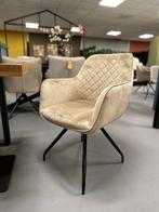 4x stoel draaibaar - draaibare eetkamerstoel champagne, Ophalen, Nieuw, Vier, Stof