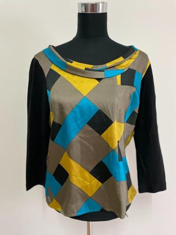 Top39 - Fleurige Blacky Dress maat 40  (1) beschikbaar voor biedingen