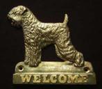 Te koop bronzen welkomsbord van een Russische Terrier, Ophalen of Verzenden, Nieuw