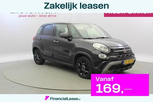 Fiat 500L 0.9 TwinAir BlackLine CityCross - Carplay, Trekhaa, Auto's, Fiat, Bedrijf, Lease, Financial lease, 500L, ABS, Airbags