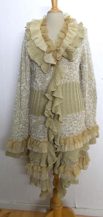 Romantisch boho/Ibiza vest van Laetitia Star! L beschikbaar voor biedingen