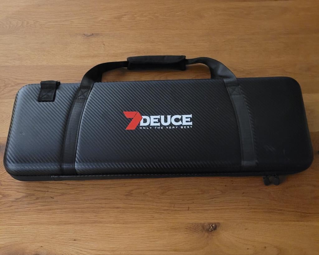 7Deuce pokerset! Zeer luxe en nieuw! 14 gram + waardeopdruk!, Vijf spelers of meer, Ophalen of Verzenden, Zo goed als nieuw