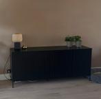 Woood New Gravure dressoir zwart (200 cm breed), Huis en Inrichting, Ophalen, Zo goed als nieuw, 25 tot 50 cm, 150 tot 200 cm