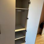Bopita Levi 3-deurs kledingkast - White/Grey, Ophalen, Overige materialen, Gebruikt, 100 tot 150 cm