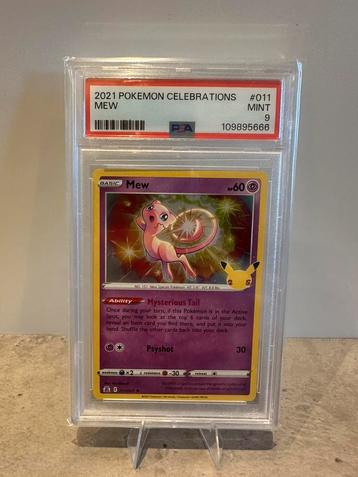 Mew 011/025 Celebrations PSA 9 beschikbaar voor biedingen