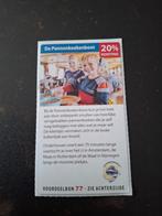 De pannenkoekenboot Amsterdam/Nijmegen/Rotterdam 20%korting, Tickets en Kaartjes, Drie personen of meer, Kortingsbon, Overige typen